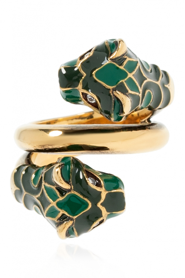 gucci NORTH Tiger head ring